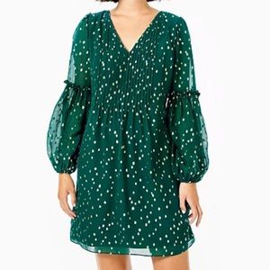 Lilly Pulitzer Cleme Silk Dress Size 12